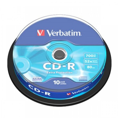 CD-R 10/SET VERBATIM 700MB 52X EP 43437