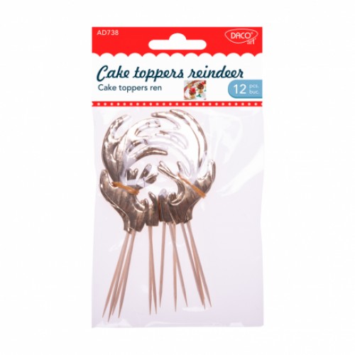 ACCESORII CRAFT - AD738 CAKE TOPPERS REN DACO