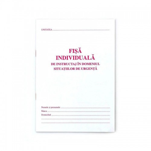 FISA INDIVIDUALA PSI (ISU)